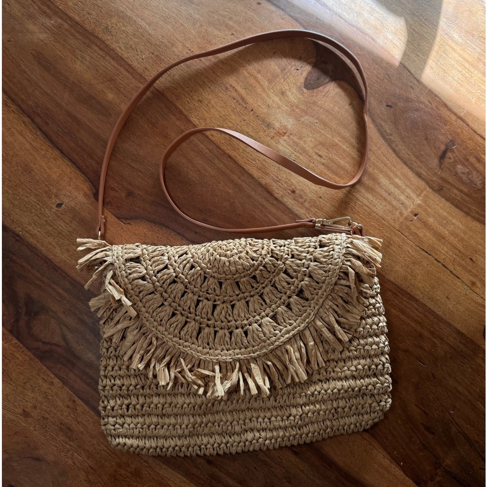 H&M Crossbody Straw Bag